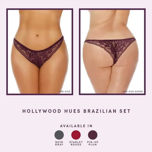 Hollywood Hues Brazilian Panty Set