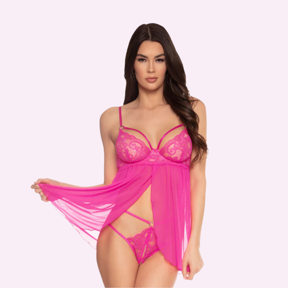 Strappy Babydoll & High-rise G-String