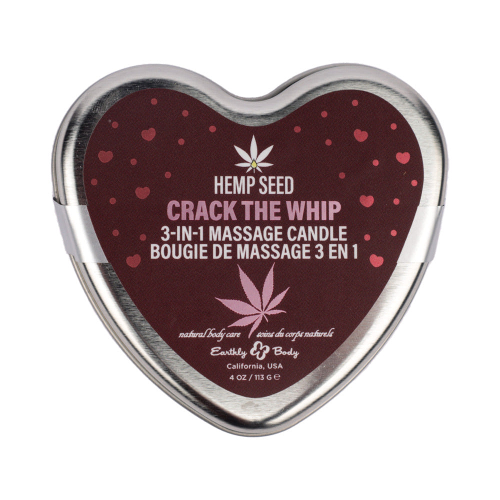 Earthly Body H@mp Seed Valentine 2025 3-in-1 Massage Candle