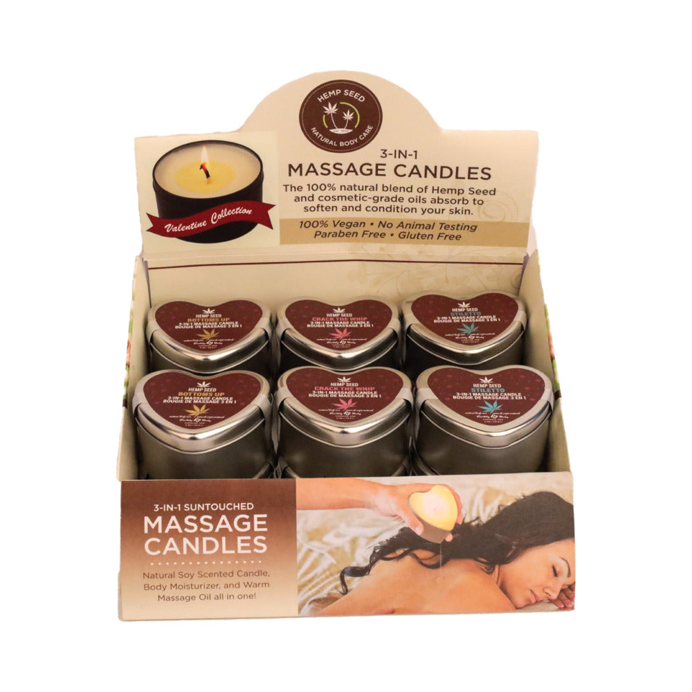 Earthly Body H@mp Seed Valentine 2025 3-in-1 Massage Candle