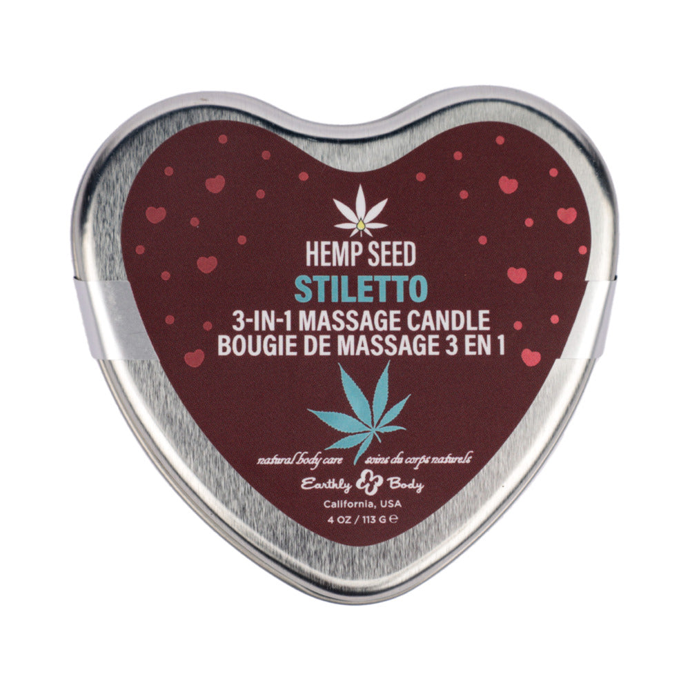 Earthly Body H@mp Seed Valentine 2025 3-in-1 Massage Candle